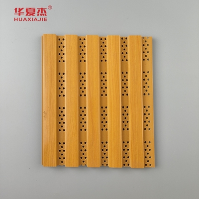 Thiết kế mới Bảng tường Wpc được phơi lỗ Bảng tường Wpc cho trang trí tường