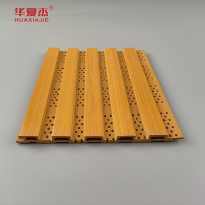 Thiết kế mới Bảng tường Wpc được phơi lỗ Bảng tường Wpc cho trang trí tường