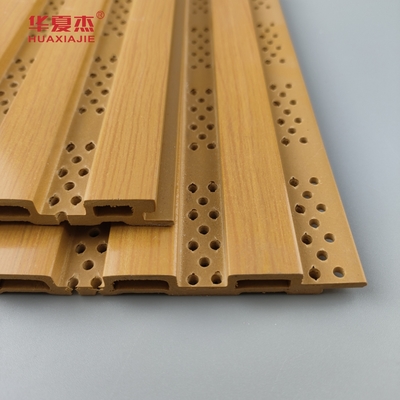 Thiết kế mới Bảng tường Wpc được phơi lỗ Bảng tường Wpc cho trang trí tường