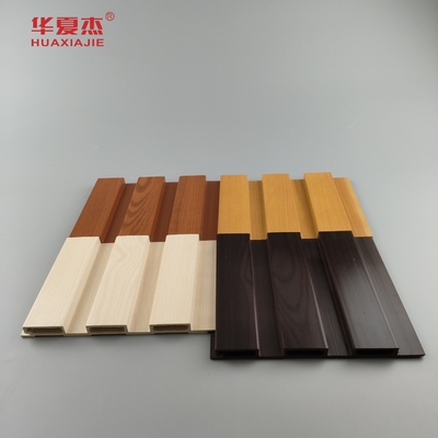Wpc đầy màu sắc Phân hình tường Phân hình chống nước in Wpc Panel cho trang trí nhà ở