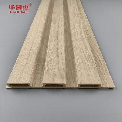 chống trầy xước thiên nhiên gỗ Wpc Bảng tường trang trí ngoài trời Bảng Wpc Laminated
