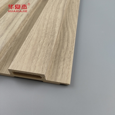 chống trầy xước thiên nhiên gỗ Wpc Bảng tường trang trí ngoài trời Bảng Wpc Laminated