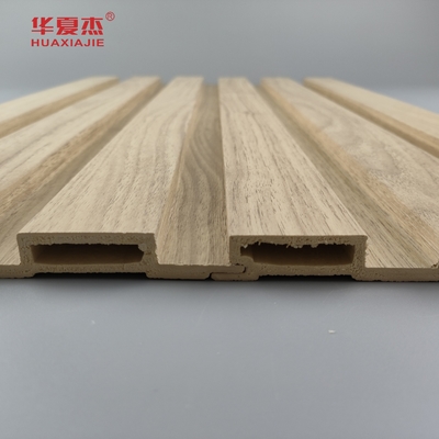 chống trầy xước thiên nhiên gỗ Wpc Bảng tường trang trí ngoài trời Bảng Wpc Laminated