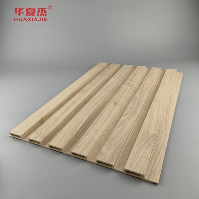 chống trầy xước thiên nhiên gỗ Wpc Bảng tường trang trí ngoài trời Bảng Wpc Laminated