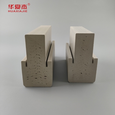 Dễ dàng để làm sạch Wpc 4.9/16 Mullpost mịn hoặc hạt gỗ Wpc khung cửa cho trang trí cửa