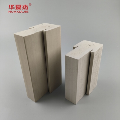 Dễ dàng để làm sạch Wpc 4.9/16 Mullpost mịn hoặc hạt gỗ Wpc khung cửa cho trang trí cửa