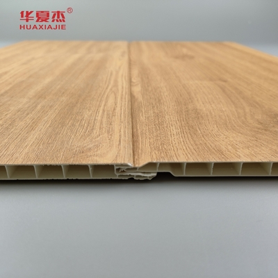 Phân phối bán buôn tấm tường PVC hạt gỗ tấm trần PVC chống trầy xước cho trang trí nhà ở