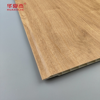 Phân phối bán buôn tấm tường PVC hạt gỗ tấm trần PVC chống trầy xước cho trang trí nhà ở