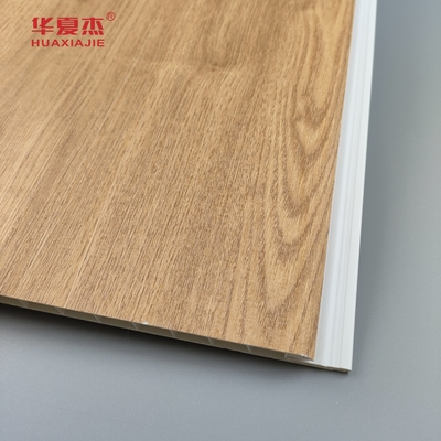 Phân phối bán buôn tấm tường PVC hạt gỗ tấm trần PVC chống trầy xước cho trang trí nhà ở