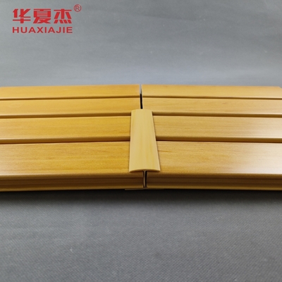 Tấm Slatwall Pvc lưu trữ tấm tường PVC Mouldings 4ft 8ft