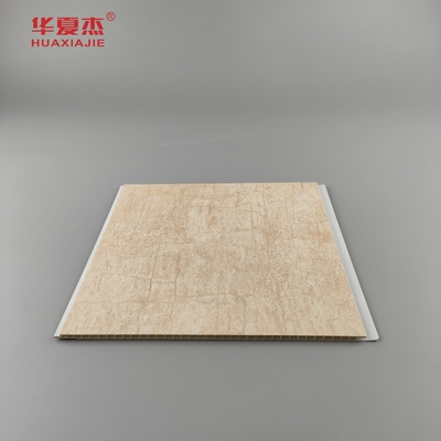 Chi phí nhà máy giá dán nóng tấm tường PVC wpc tấm trần PVC mô hình tre cho trang trí nội thất