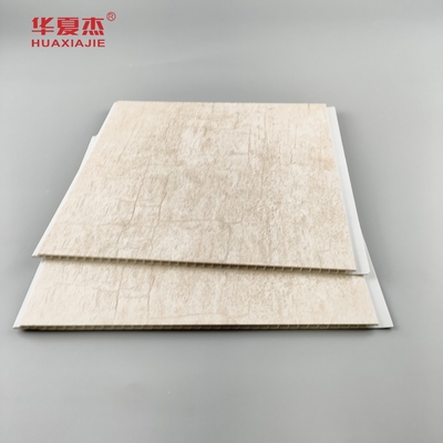 Chi phí nhà máy giá dán nóng tấm tường PVC wpc tấm trần PVC mô hình tre cho trang trí nội thất