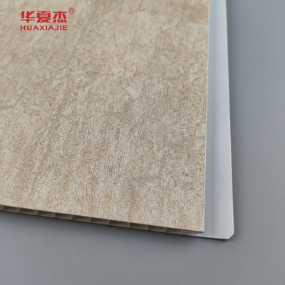 Chi phí nhà máy giá dán nóng tấm tường PVC wpc tấm trần PVC mô hình tre cho trang trí nội thất