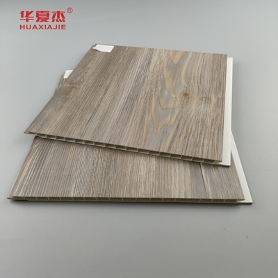 Nhà máy bán trực tiếp PVC Bảng tường gỗ mạ mạ mạ mạ mạ PVC trang trí Bảng trần nhà ở / văn phòng