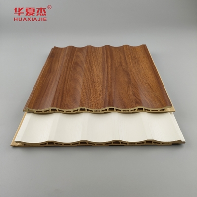 Laminated Wpc Wall Panel Floated Pvc Panel White Wood Grain Wpc Panel Trang trí nhà / văn phòng