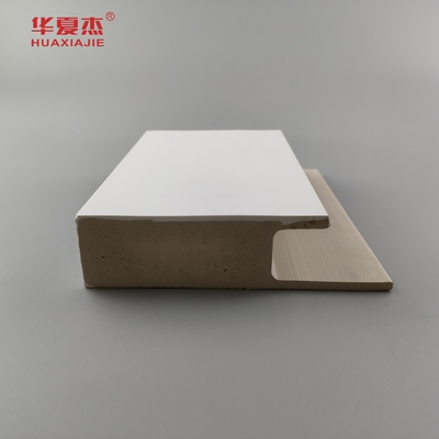 Chất bền White Cape Flat Casing J Channel White Smooth Surface Wpc Khung cửa Nội thất trang trí