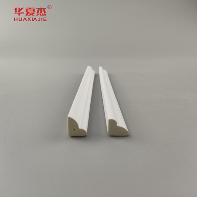 Giá bán buôn Chi phí giá bán buôn Phvc đúc bên ngoài Bead White Vinyl 8FT 13x11mm Pvc Profile Building Material