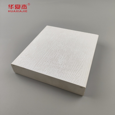 Sản phẩm bán nóng Trim Plank White Vinyl 5/4IN*6IN*12FT PVC Wood Pattern Moulding Plank