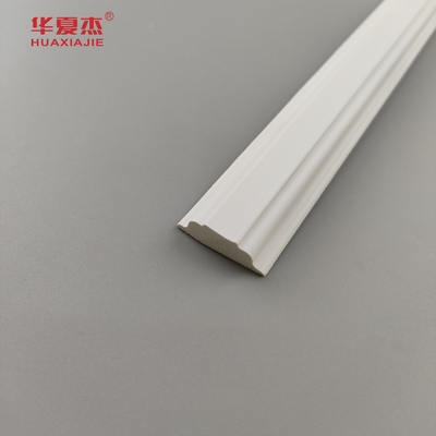 Thiết kế hiện đại chia cắt vải vinyl màu trắng 12 'pvc khuôn 22x6mm PVC bọt vải và hồ sơ