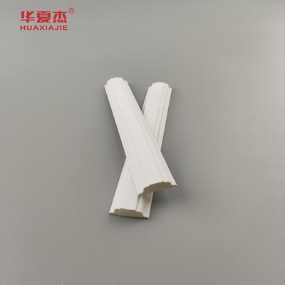 Thiết kế hiện đại chia cắt vải vinyl màu trắng 12 'pvc khuôn 22x6mm PVC bọt vải và hồ sơ