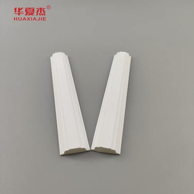 Thiết kế hiện đại chia cắt vải vinyl màu trắng 12 'pvc khuôn 22x6mm PVC bọt vải và hồ sơ