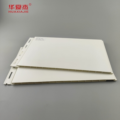 Thiết kế hiện đại tấm PVC trần nhà 12'' tấm tường màu trắng tấm PVC trang trí tòa nhà trong nhà