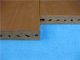 Nhựa chống tia UV bên ngoài Sàn gỗ Wpc với bề mặt chải mịn