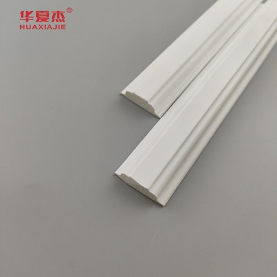 Thiết kế hiện đại chia cắt vải vinyl màu trắng 12 'pvc khuôn 22x6mm PVC bọt vải và hồ sơ