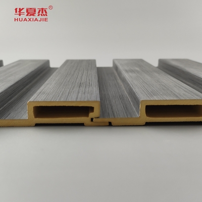 Sản phẩm mới Wpc Phân hình tường phẳng gỗ hạt Wpc Panel Laminated cài đặt dễ dàng trang trí tường trong nhà
