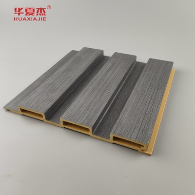 Sản phẩm mới Wpc Phân hình tường phẳng gỗ hạt Wpc Panel Laminated cài đặt dễ dàng trang trí tường trong nhà