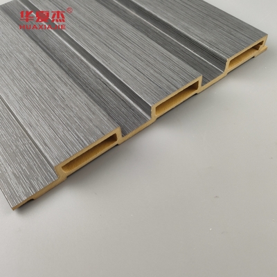 Sản phẩm mới Wpc Phân hình tường phẳng gỗ hạt Wpc Panel Laminated cài đặt dễ dàng trang trí tường trong nhà