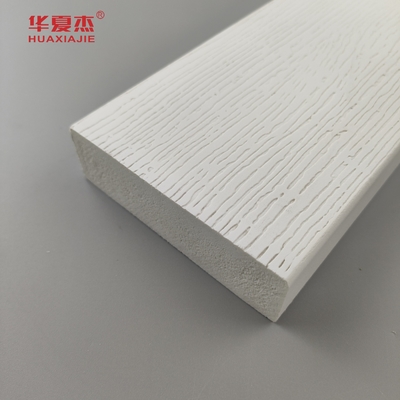 Nhập xưởng gỗ vải trắng vinyl 5/4inx4inx12ft thân thiện với môi trường PVC bọt đúc PVC profile cho trang trí nhà ở
