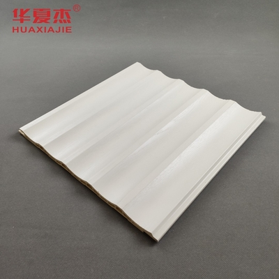 High gloss wpc tường bảng phẳng laminated wpc bảng màu trắng thiết kế nội thất trang trí
