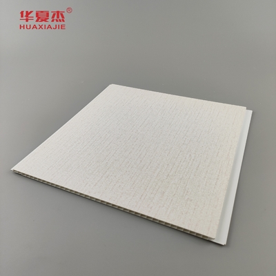 Nhà máy bán nội thất PVC tấm tường dán nóng hạt gỗ PVC trần chống ẩm vật liệu xây dựng