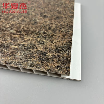 Phân phối bán buôn tấm tường đá PVC dán nóng tấm trần PVC nội thất và trang trí bên ngoài nhà