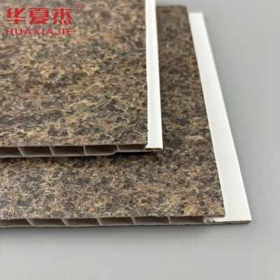 Phân phối bán buôn tấm tường đá PVC dán nóng tấm trần PVC nội thất và trang trí bên ngoài nhà