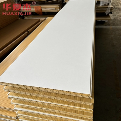 Phân hình tường wpc màu trắng chất lượng cao 600x9mm tấm wpc lớp phủ vật liệu trang trí chống nước