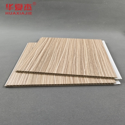 Thiết kế hiện đại Laminated PVC Wall Panel 250x5mm Pvc Wooden Grains Panel Cho trang trí phòng khách