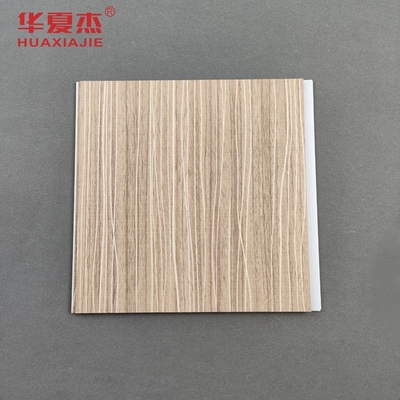 Thiết kế hiện đại Laminated PVC Wall Panel 250x5mm Pvc Wooden Grains Panel Cho trang trí phòng khách