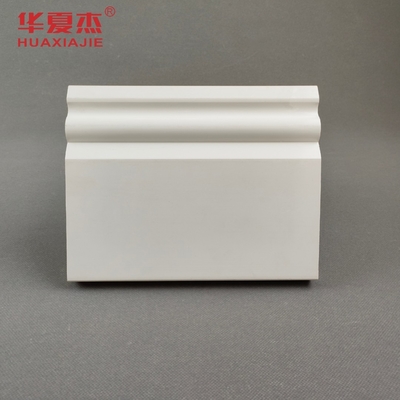 150x20mm Pvc Trim Board Thiết kế màu trắng Pvc Skirting Pvc Baseboard Trang trí nội thất