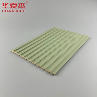 Laminated wpc tường bảng màu xanh lá cây và xanh bảng wpc bảng nội thất trang trí