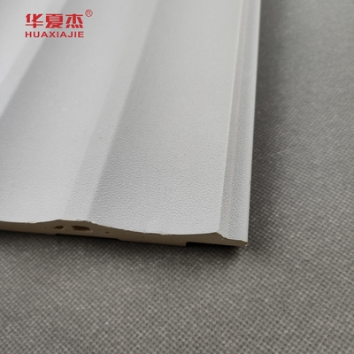 Trang trí nội thất Bảng tường màu xám Wpc gỗ nhựa composite vật liệu bền