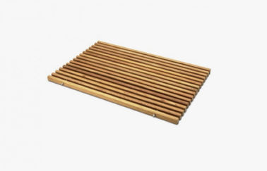 Giá tốt. 60cm * 80cm Skidproof WPC Beech Nổi Mat cho phòng tắm Dễ dàng cài đặt trực tuyến