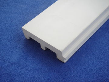 Giá tốt. Tấm ốp chân tường bằng nhựa trắng trang trí, Tấm lót PVC chống thấm 126mm * 32mm trực tuyến