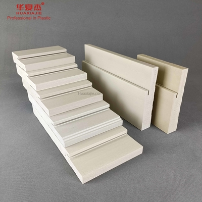 Giá tốt. Thiết kế gỗ Khung cửa PVC WPC Jamb Cửa ngoài 53mm * 8mm Woodgrain trực tuyến