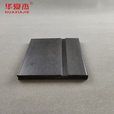 Giá tốt. Black PVC Skirting Board 150mm PVC Baseboard Thiết kế nội thất trực tuyến