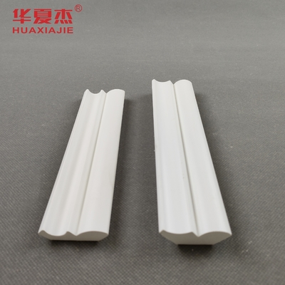 Giá tốt. Vinyl trắng 12FT / 25/64 X 1-39/64 Bed Crown PVC Molding For Building Decoration trực tuyến