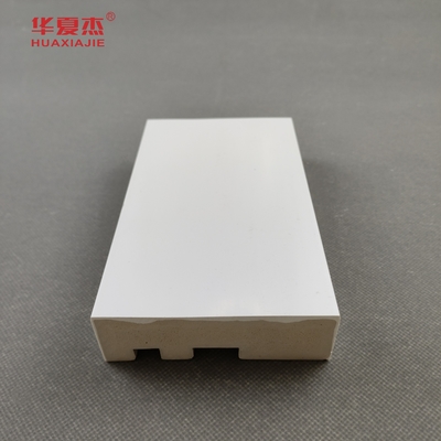 Giá tốt. White Cape Flat Casing WPC PVC khung cửa Nội thất và trang trí nhà bên ngoài trực tuyến