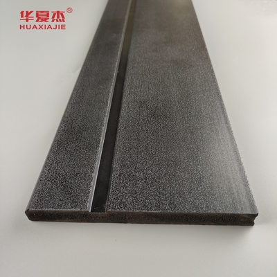 Giá tốt. Hàng hóa bán buôn PVC màu đen nền nền chống ẩm vinyl baseboard vật liệu trang trí trực tuyến