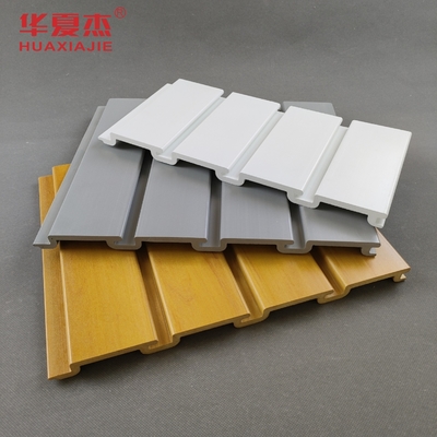 Giá tốt. Tấm ốp tường bằng gỗ PVC trắng ISO / Tấm tường gỗ có rãnh trực tuyến